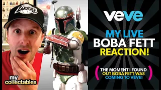 My LIVE Veve Boba Fett Drop Announcement Reaction!