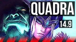 YORICK vs SEJUANI (TOP) | Quadra, 42k DMG, 9/2/8, Dominating | NA Diamond | 14.9