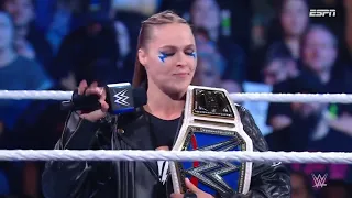 Ronda Rousey lanza reto abierto y Emma acepta - WWE SmackDown 28 de Octubre 2022 Español Latino