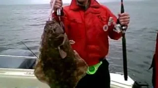 Halibut Fishing With Jigs in Puget Sound