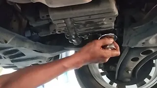 Installing new engine oil filter