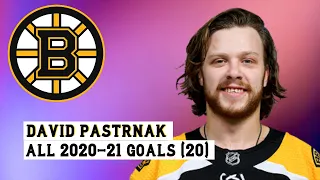 David Pastrnak (#88) All 20 Goals of the 2020-21 NHL Season