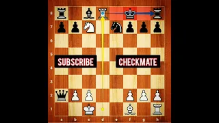 Chess Trap in Scotch Opening with Queen Sacrifice CHECKMATE♟️