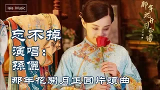 《忘不掉》 孫儷  《那年花開月正圓》片頭曲（歌詞）