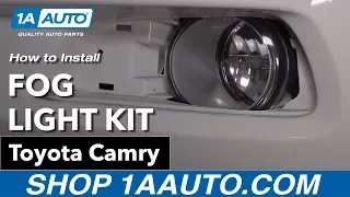 How to Install Clear Lens Fog Light Kit 07-09 Toyota Camry