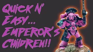 Quick and Easy Emperor's Children - Chaos Space Marines