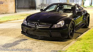 Mercedes SL65 AMG Black Series Renntech - Start Up, Acceleration and Revs