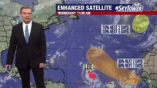 Tropical Storm Lee to become major hurricane