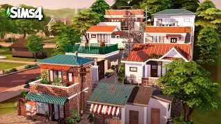 [심즈4 건축] 달동네 Sims4 Speed Build NoCC 90's Korean Hillside Village