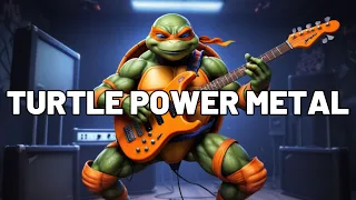 🎧Teenage Mutant Ninja Turtles Metal Music (Kid Friendly) Turtle Power Metal #metal