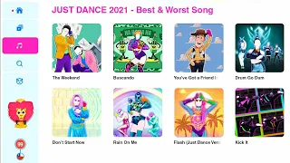 From the WORST to the BEST - EVERY song of Just Dance 2021!
