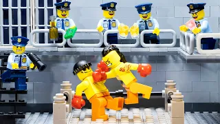 PRISONERS Overthrown The Police in Jail | LEGO City Mass Prison Break