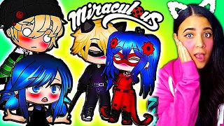 Miraculous Ladybug 🐞 Adrien & Marinette Meet Their Future Selves! 🐞 Gacha Club Mini Movie Reaction