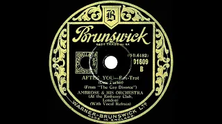 1933 Ambrose - After You, Who? (Sam Browne, vocal)