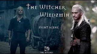 The Witcher and Wiedzmin (fight scene)