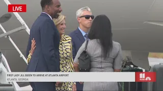 First Lady Jill Biden arrives in Atlanta | Rewatch