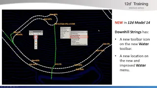 Downhill Strings with new 12d Model 14 Features - Training Webinar Series
