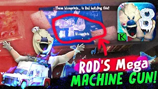 ROD'S new Mega MACHINE GUN🔫 Invention Revealed!😱🍧  ( 2 new Ice Scream 8 HINT'S ) | Keplerians