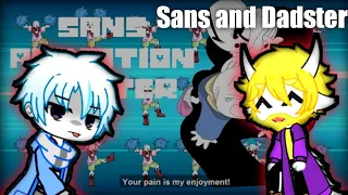 Undertale react to Sans and Dadster (Undertale Animated Series Funny Animation) |Credit Description