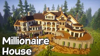 Minecraft: How to Build a Large Suburban House Tutorial #9 [1/4]