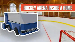 CHECK OUT THIS HOME HOCKEY ARENA!