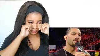 ROMAN REIGNS ANNOUNCES HIS LEUKEMIA ON WWE RAW AND RELINQUISHES HIS TITLE | Reaction