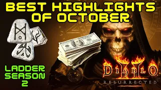 D2R - Ladder Season 2 Best Drop Highlights of October