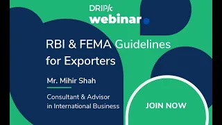Webinar : RBI & FEMA Guidelines for Exporters