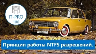 Принцип работы NTFS разрешений.