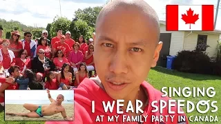 Singing "I WEAR SPEEDOS" at My Family Party! | Vlog #193