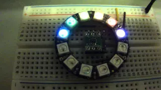 NeoPixel Ring driven by ATtiny10