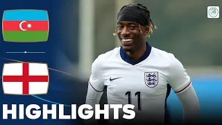 England vs Azerbaijan | Highlights | U21 Euro Qualification 22-03-2024