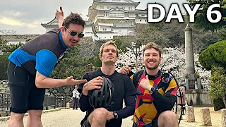 Cycling to Himeji Castle With Pewdiepie & Abroad in Japan | Cyclethon 3 Day 6