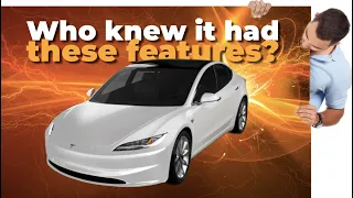 Amazing extra features of the Tesla Model 3 Highland that car reviewers failed to notice!