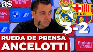 XAVI, RUEDA PRENSA completa REAL MADRID 3 - BARCELONA 2 hoy Clásico