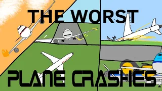 The Worst Plane Crashes (4 Crashes) #animation #planecrash #documentary