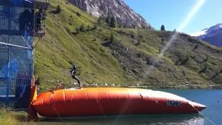 Tignes Blob Jump - Jordi gets punted