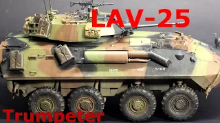 Как собрать и покрасить модель на примере  Lav-25 Trumpeter 135