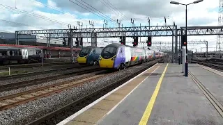 Trains at: Crewe, WCML, 05/03/22
