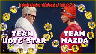 LANCER CD REDUC BUILD TOO OP? | UOCT`STAR TEAM VS MAZDA TEAM AT INMENA24 WORLD BOSS | MIR4