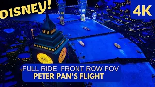 [4k] Peter Pan's Flight Full Ride POV at Walt Disney World