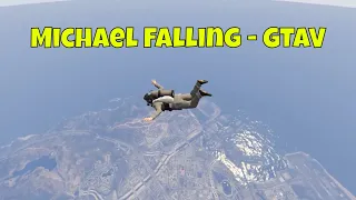 michael falling gta v and screaming for 5 minutes
