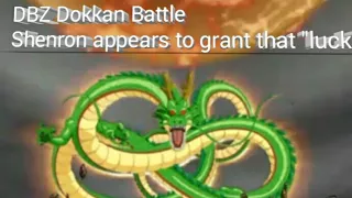 DBZ Dokkan Battle|| Shenron appears to grant me "luck"