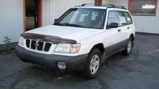 Start Up and Test Drive 2001 Subaru Forester L AWD w/ In Depth Tour and Engine Shot