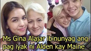 Ms Gina Alajar ibinunyag ang pag iyak ni Alden Richards kay Maine Mendoza