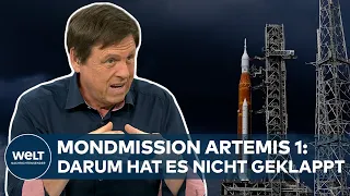 MONDMISSION ARTEMIS 1: Prof. Ulrich Walter erklärt warum es nicht geklappt hat | WELT INTERVIEW