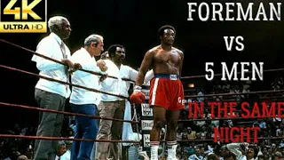 A Night George Foreman Fought 5 Men|KNOCKOUT Fight Highlights| 4K Ultra HD part 3 part 4 next video