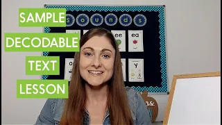 Small Group Lesson Demo With Decodable Texts