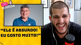 CERTEZAS COMENTA SAÍDA DE CLEBER MACHADO DA GLOBO E REAGE AOS MELHORES MOMENTOS! | CORTES TNT SPORTS