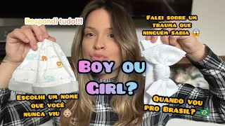 MENINO OU MENINA? | NOME DO BEBÊ? | RESPONDI PERGUNTAS DO INSTAGRAM